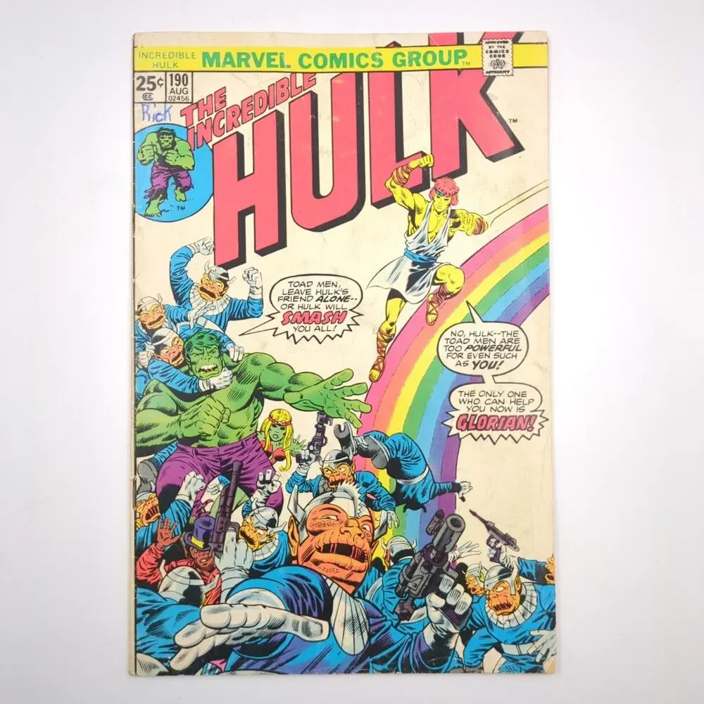 The Incredible Hulk Comic Lot of 3 Issues #190, 254, 264 Marvel Bronze Age VG